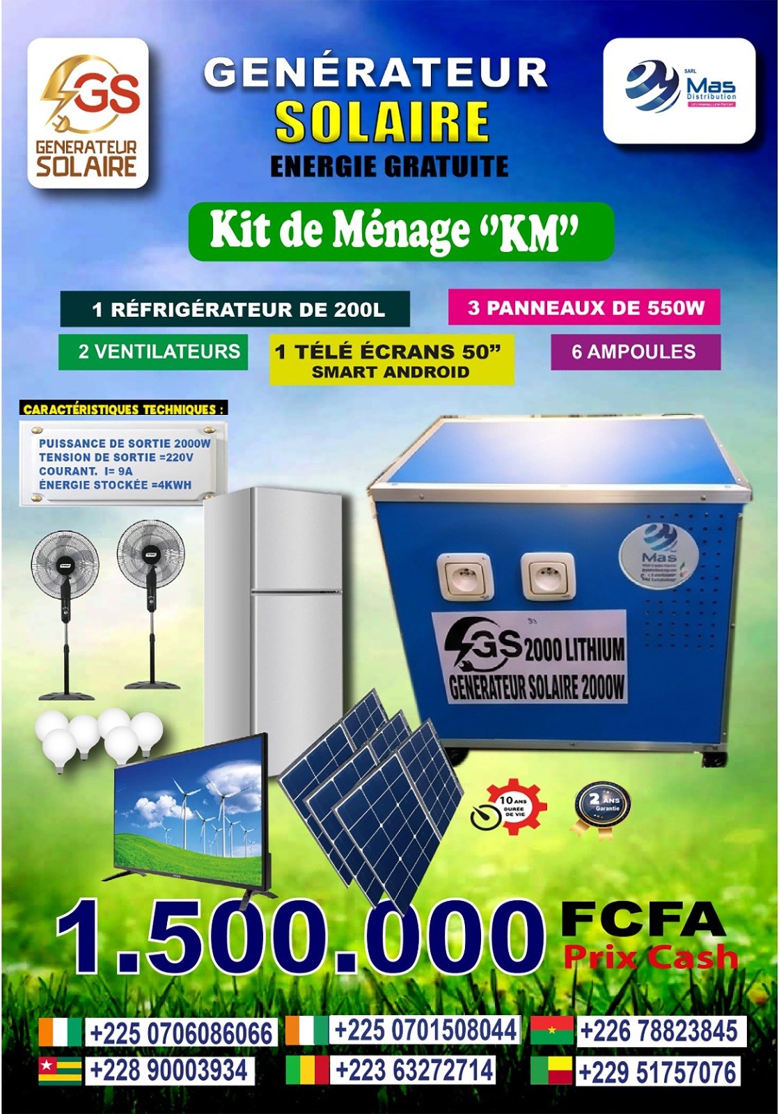 Kit de Ménage (KM) — GS 2000 Lithium